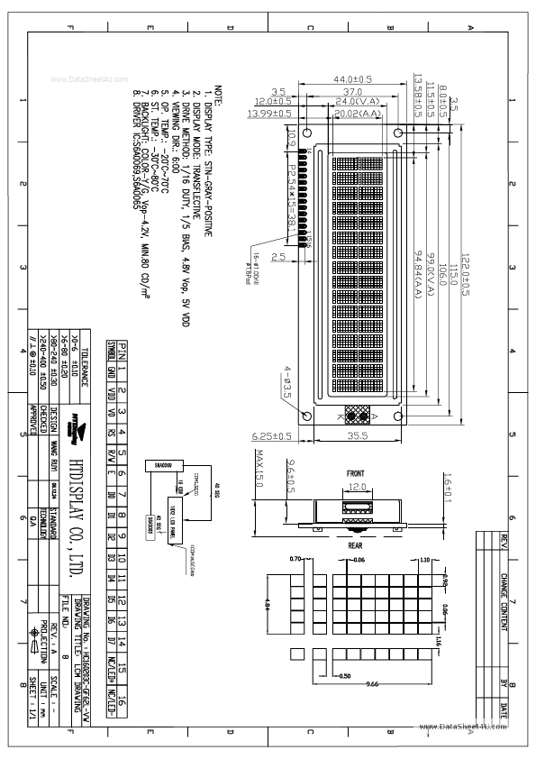 <?=HC160203C-VW?> डेटा पत्रक पीडीएफ