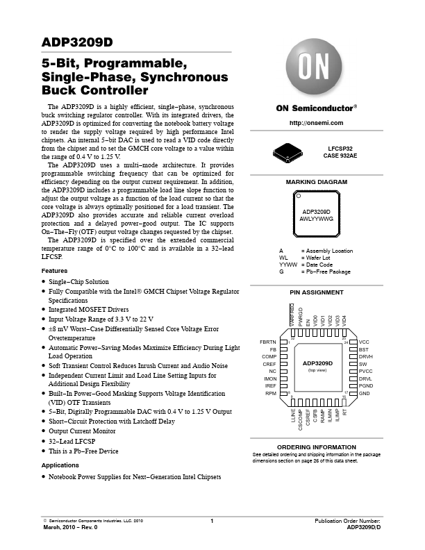 ADP3209D ON Semiconductor