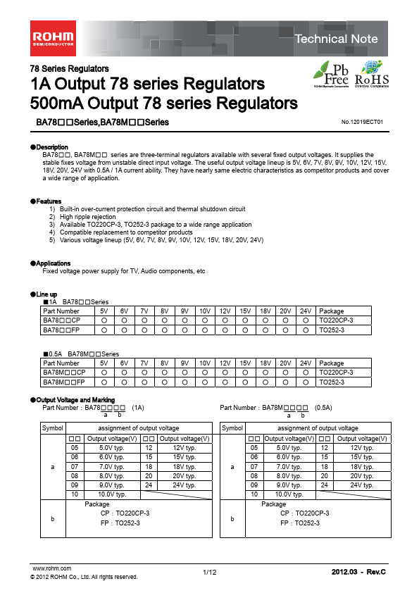 BA78M08CP Rohm