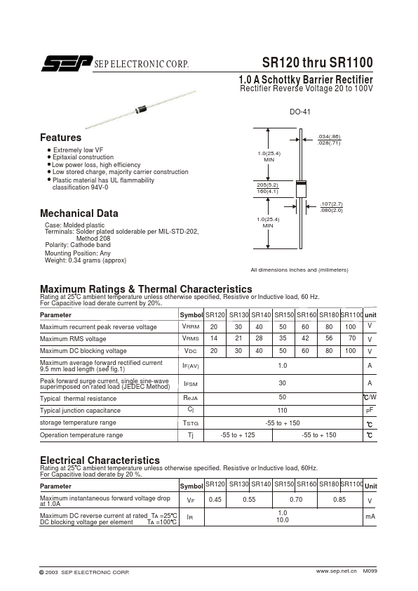 SR140 SEP ELECTRONIC