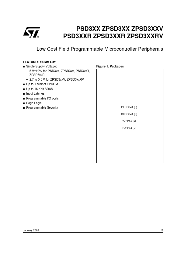 PSD312-B-70J ST Microelectronics