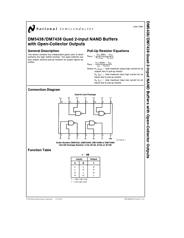 DM7438 National Semiconductor