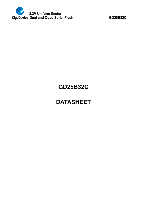 <?=GD25B32C?> डेटा पत्रक पीडीएफ