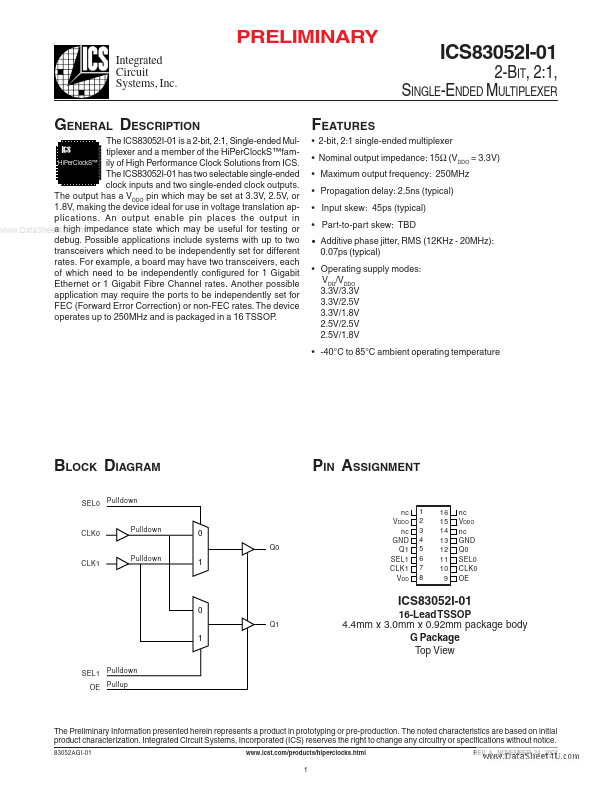 ICS83052I-01