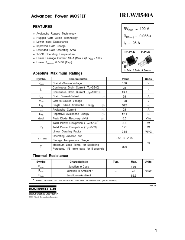 IRLW540A