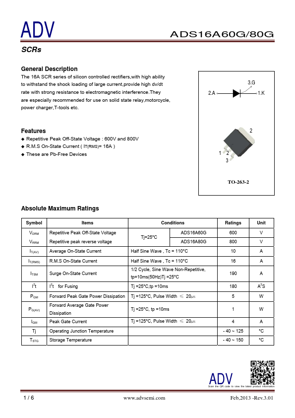 ADS16A80G