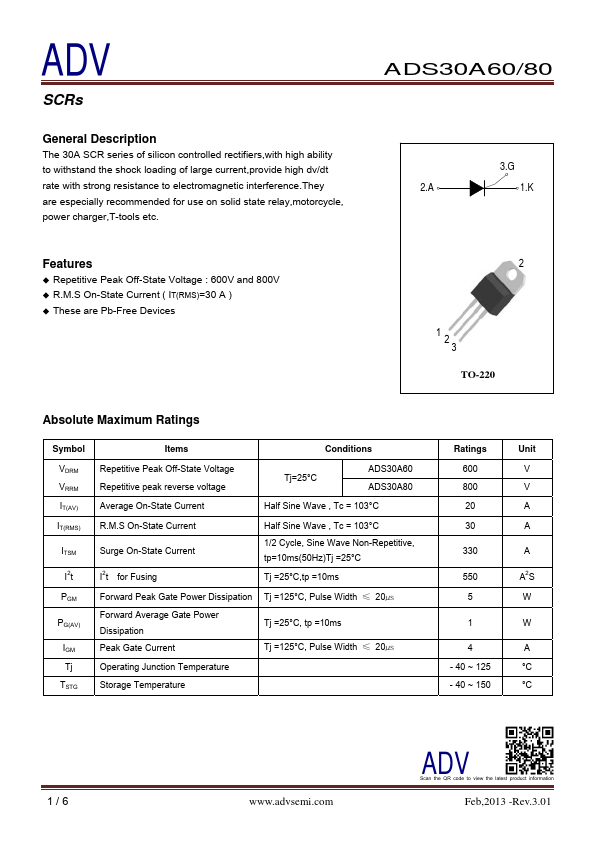 ADS30A80 ADV