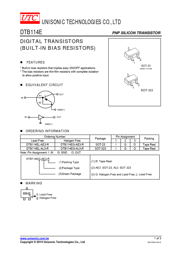 DTB114E UTC