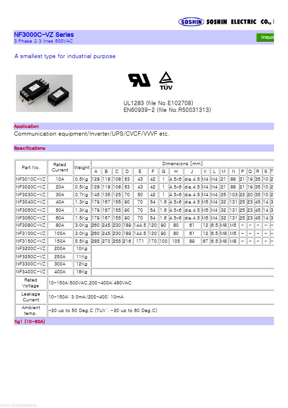 NF3300C-VZ Soshin