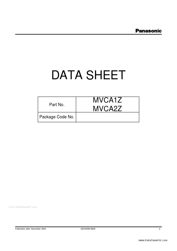<?=MVCA2Z?> डेटा पत्रक पीडीएफ