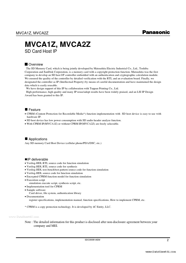 MVCA2Z