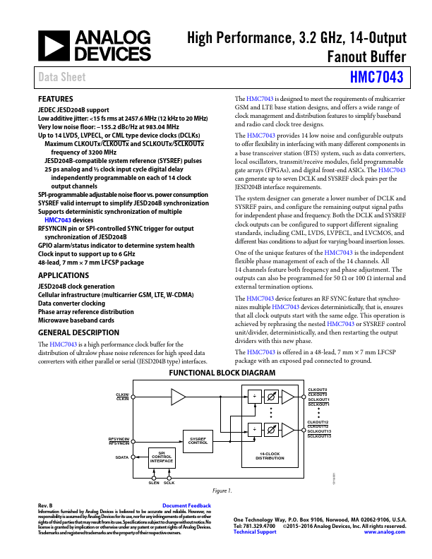 HMC7043 Analog Devices