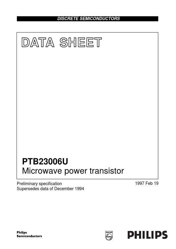 <?=PTB23006U?> डेटा पत्रक पीडीएफ