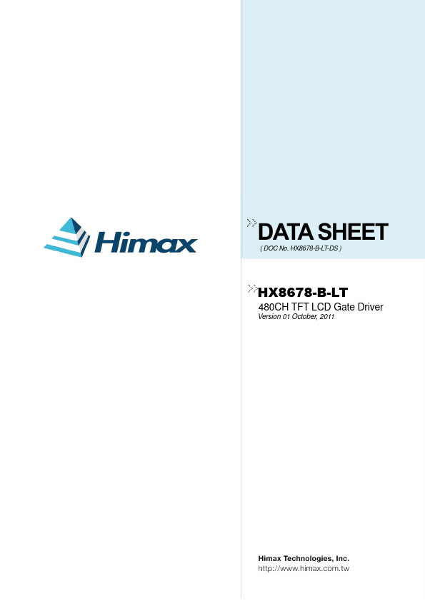 HX8678-B-LT Himax