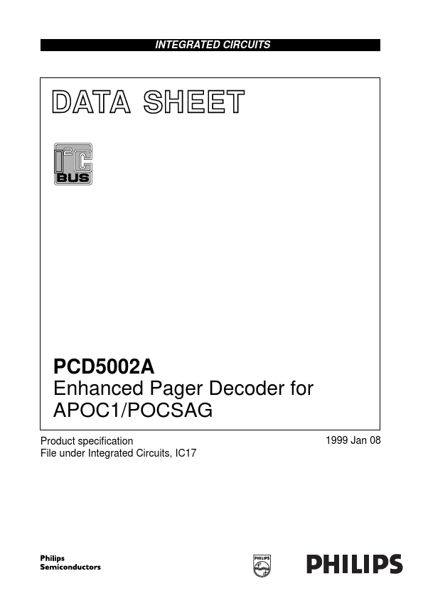 <?=PCD5002A?> डेटा पत्रक पीडीएफ