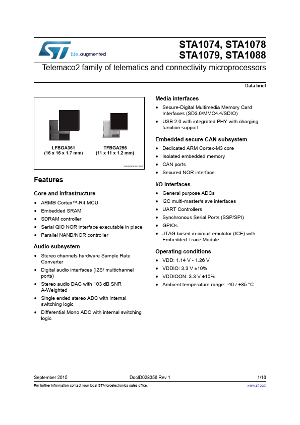 STA1078 STMicroelectronics