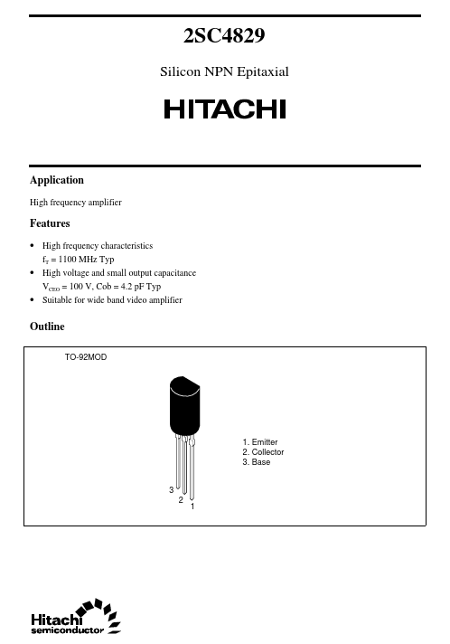 2SC4829 Hitachi Semiconductor