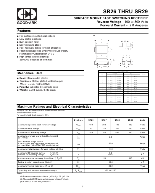 SR29 GOOD-ARK Electronics