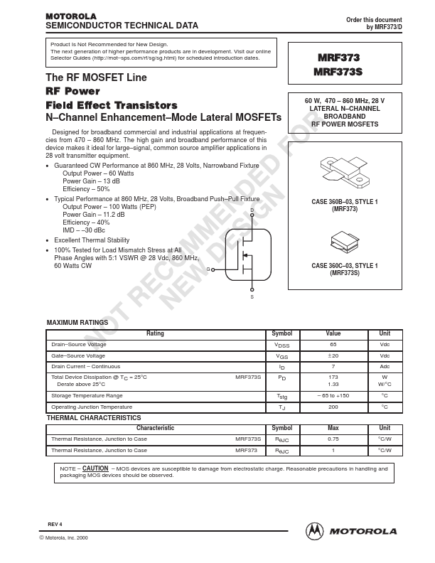 MRF373S Motorola