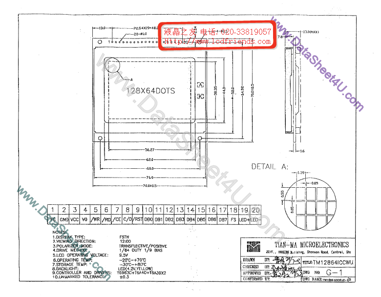 <?=TM12864ICCWU?> डेटा पत्रक पीडीएफ