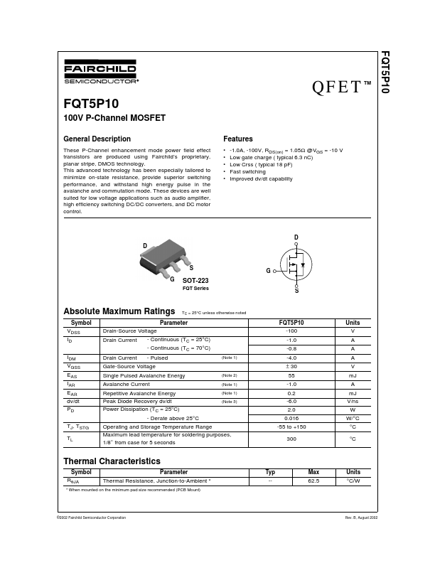 <?=FQT5P10?> डेटा पत्रक पीडीएफ