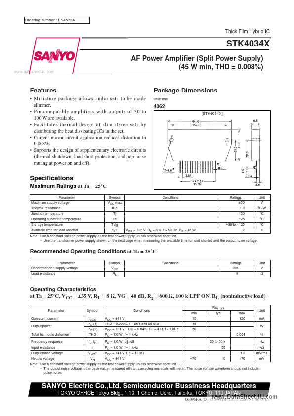 STK4034X