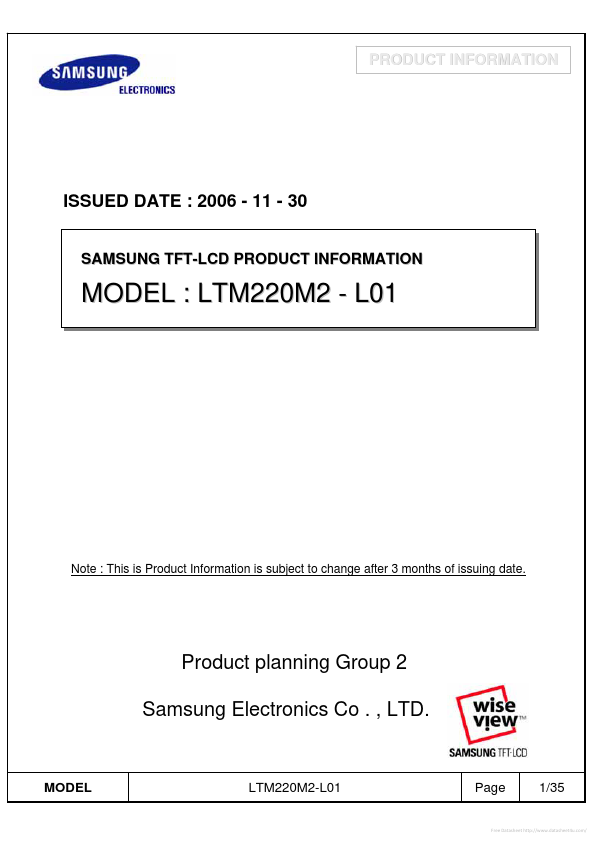 LTM220M2-L01