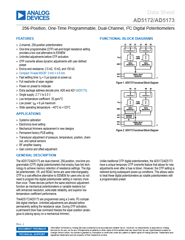 AD5173 Analog Devices