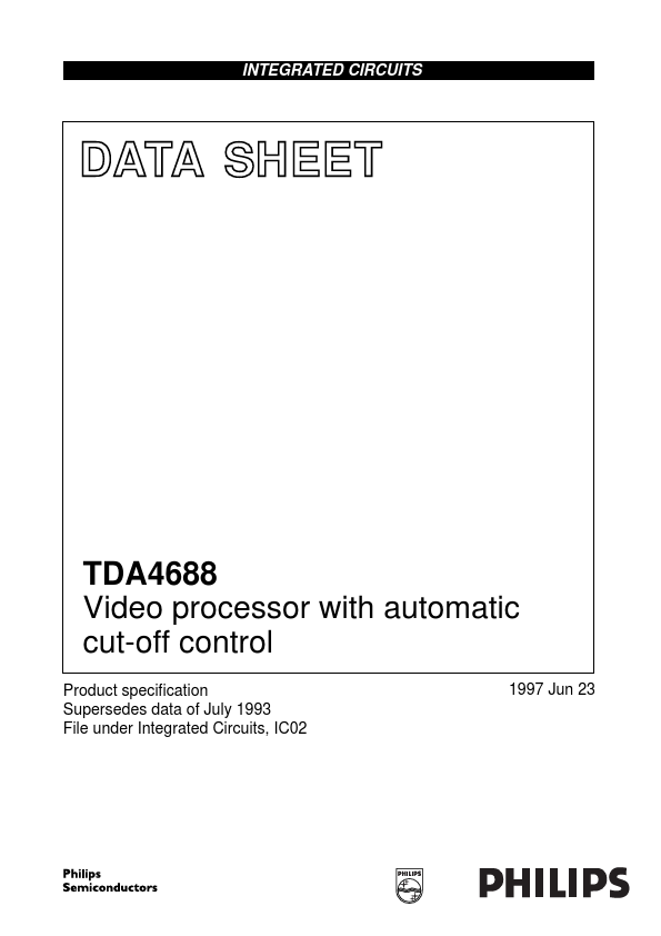 <?=TDA4688?> डेटा पत्रक पीडीएफ