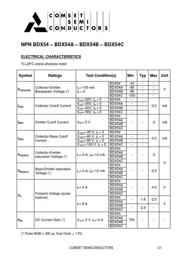 BDX54B