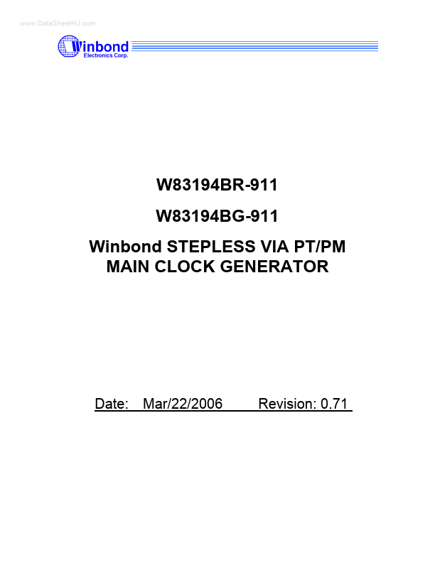 W83194BR-911 Winbond