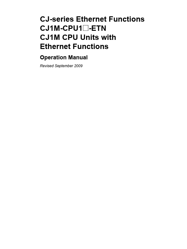 CJ1M-CPU11-ETN