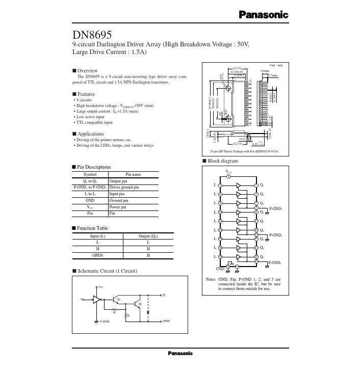 DN8695 Panasonic