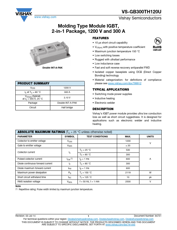 VS-GB300TH120U