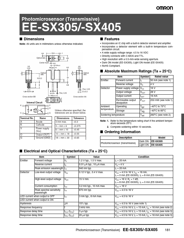 <?=EE-SX405?> डेटा पत्रक पीडीएफ