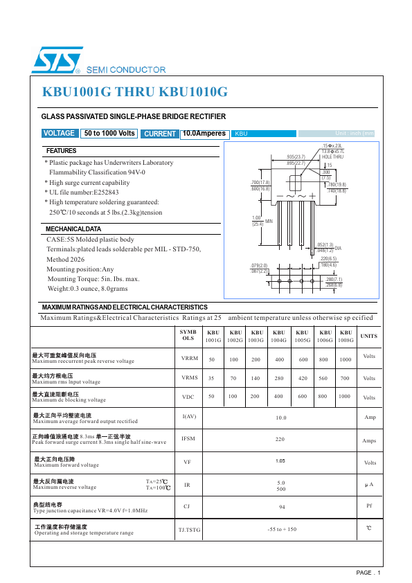 KBU1002G