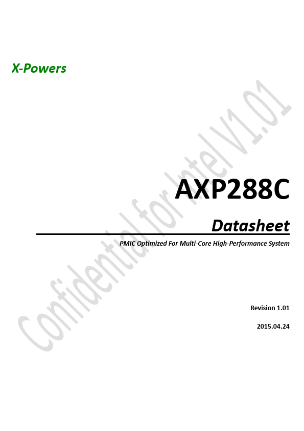 <?=AXP288C?> डेटा पत्रक पीडीएफ