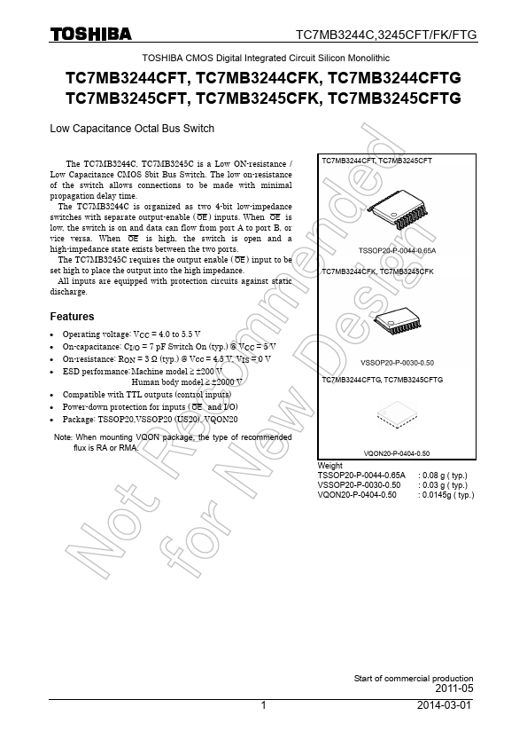 TC7MB3244CFT Toshiba