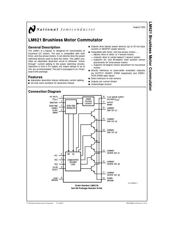 LM621 National Semiconductor