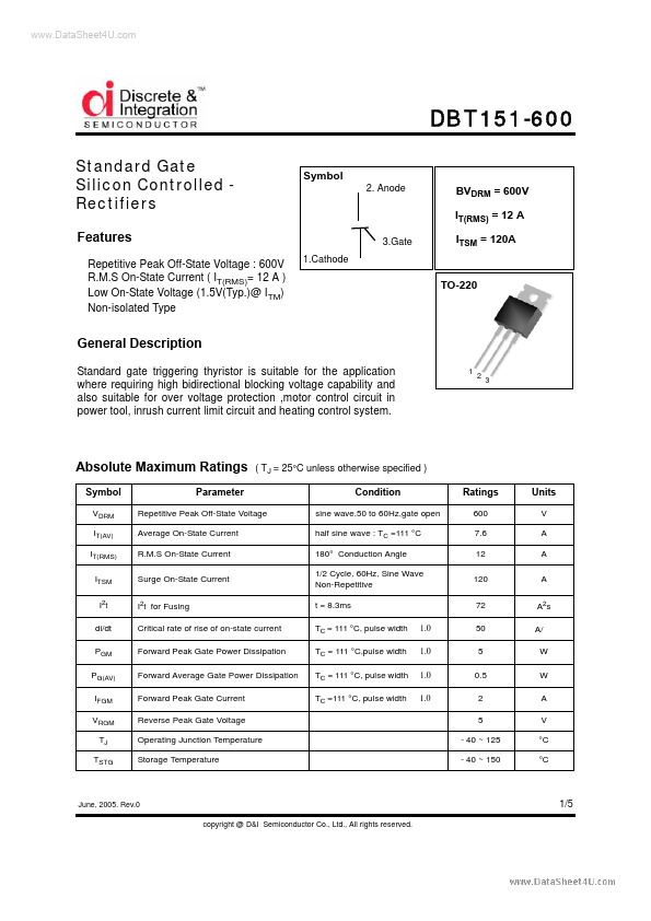 DBT151-600