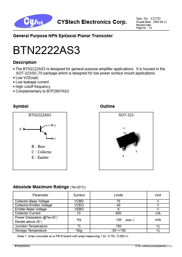 BTN2222AS3