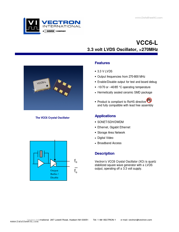 <?=VCC6-L?> डेटा पत्रक पीडीएफ