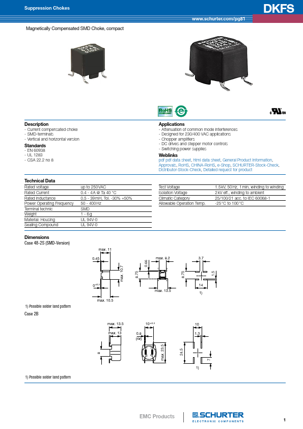 DKFS-B22B-D527 Schurter