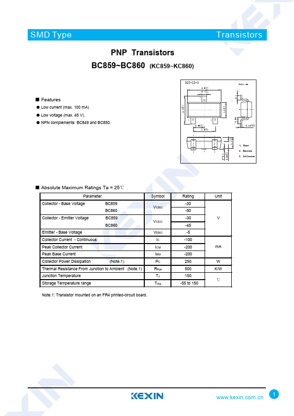 BC859 Kexin