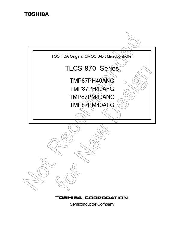 TMP87PM40AFG Toshiba