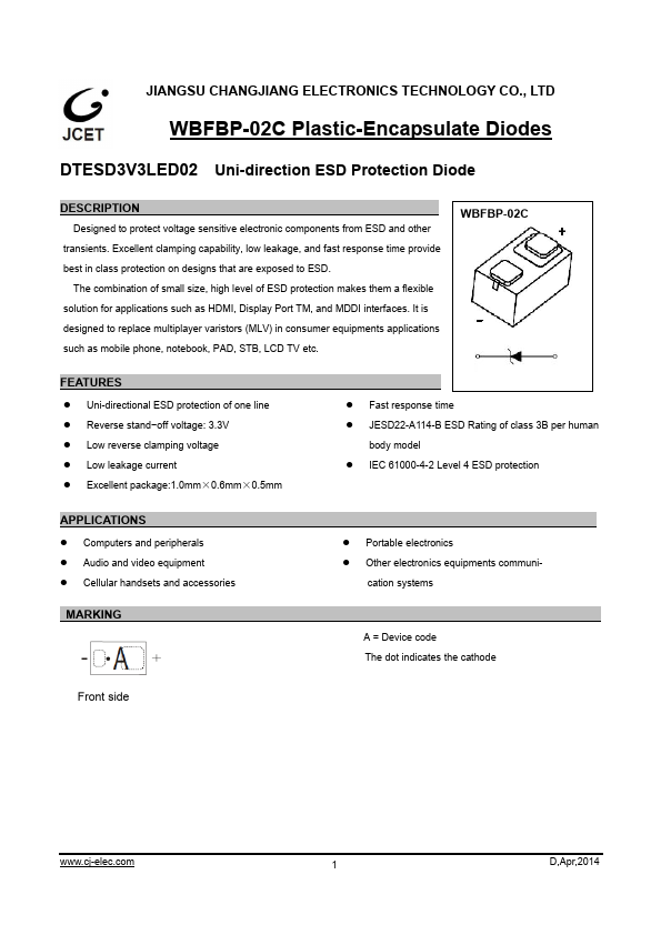 <?=DTESD3V3LED02?> डेटा पत्रक पीडीएफ