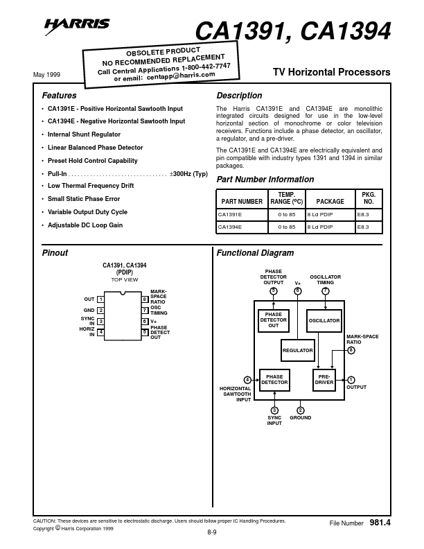 CA1391 Harris Corporation