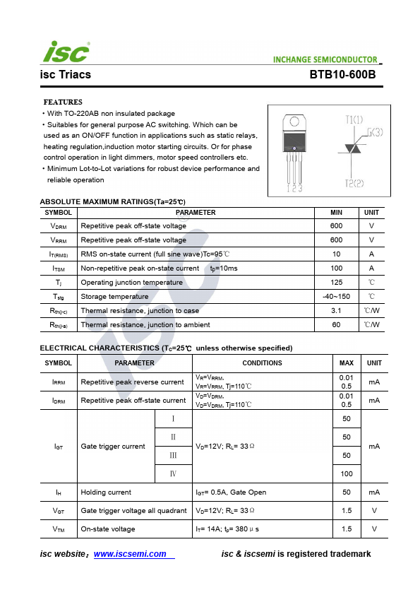 BTB10-600B