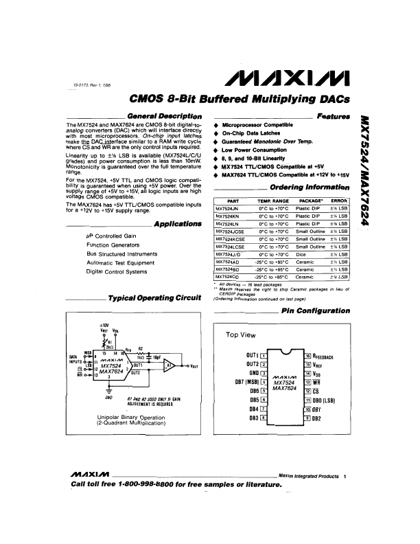 MX7524 Maxim