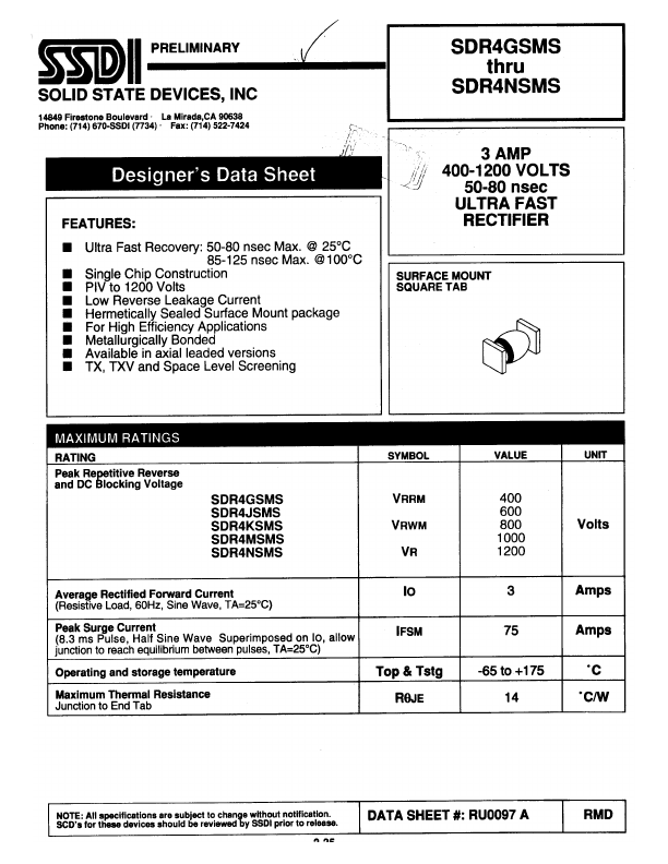 SDR4MSMS SSDI